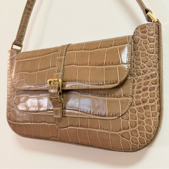 BY FAR Miranda Croco Embossed Leather Bag - Picture 2 of 10